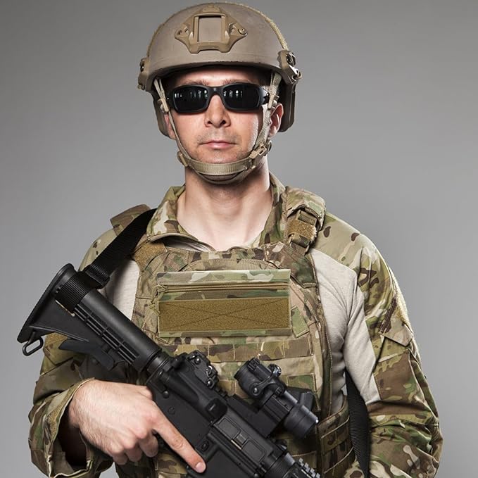 Qavctw Tactical Admin Pouch Bag with Hook and Loop Tool Storage Bag Snack Pouch Candy Bag Hanging Pouches Backpack Accessory Pouch