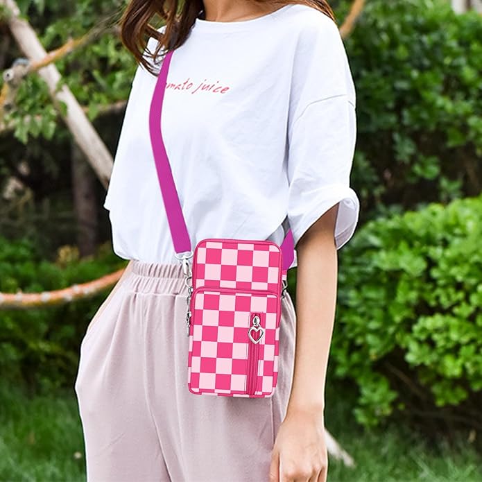 BIAOTIE Lightweight Small Crossbody bags Cell Phone Purses Travel Pouch Shoulder Bag for Women