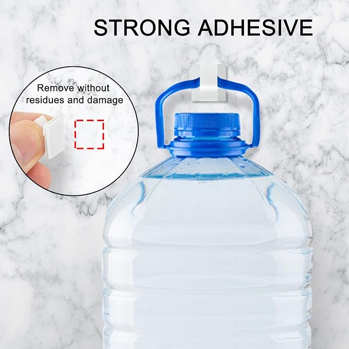 65 Pcs Cable Clips, Adhesive Cable Organizer Cord Holder Wire Clip Wire Management Self Adhesive Hooks Wire Holder for Office, Home(White, 65PCS-Large)