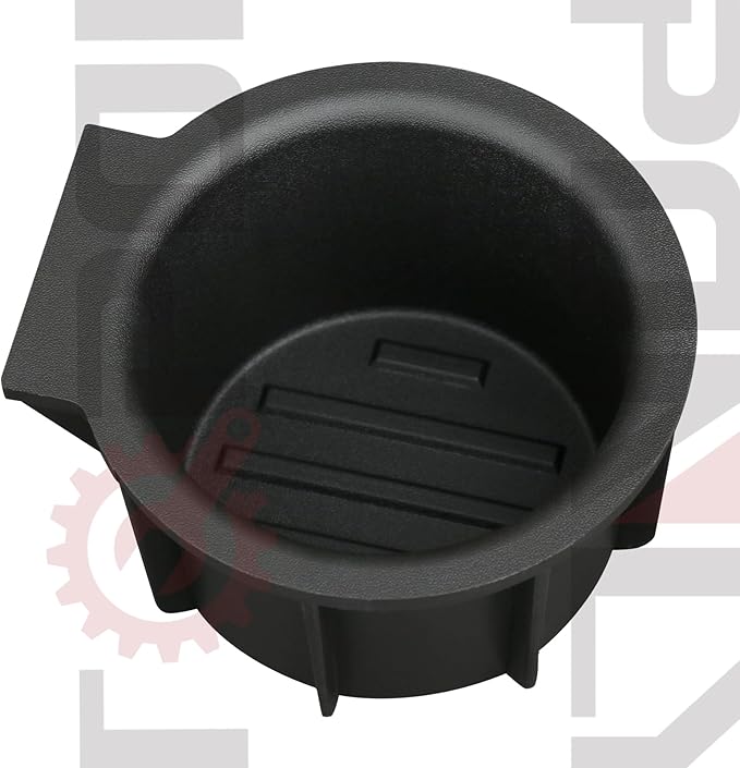 TQPONLY Flow Through Center Console Cup Holder Insert Replacement-Compatible with 2009-2014 Ford F150 Truck/2010-2014 Lincoln Mark LT | Replaces 41015 9L3Z-1513562-CB 9L3Z1513562CB (2 Pcs)