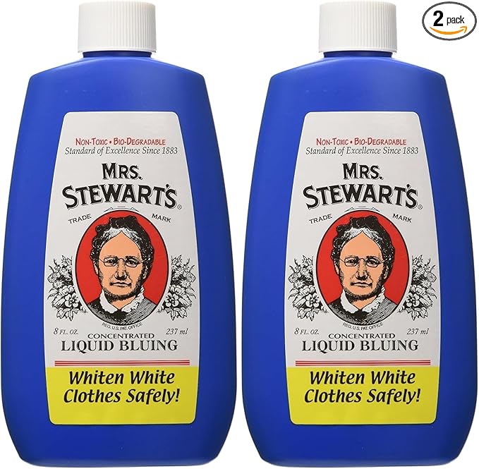 Mrs. Stewart's Concentrated liquid bluing , 8 ounce (Pack of 2)