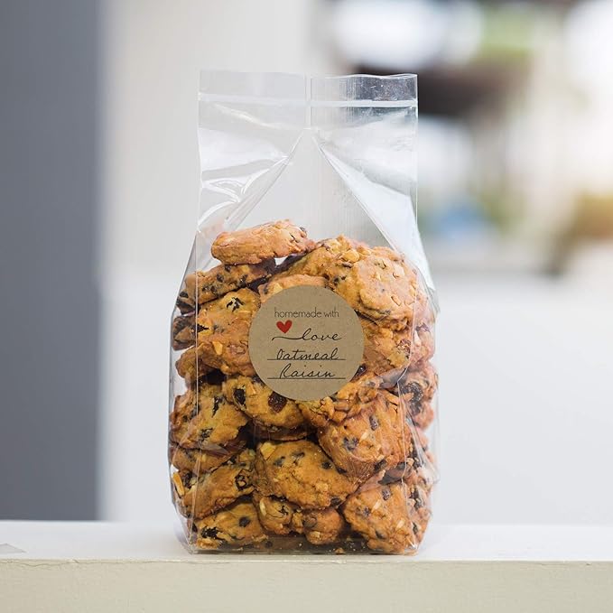 2" Homemade with Love Sticker with Writing Lines / 2" Round Homemade with Love Canning Label / 500 Jar Labels Roll/Made in The USA