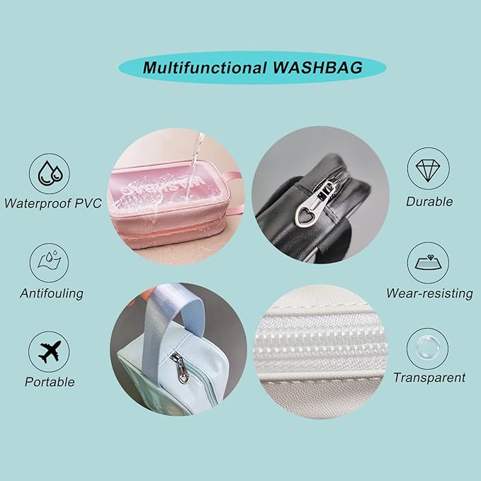 18 Pcs Travel Bottles Set for Toiletries, TSA Approved Travel Size Containers with Bandage Silicone Squeezable for Shampoo Conditioner Lotion Body Wash (Multicolour+Blue Bag)