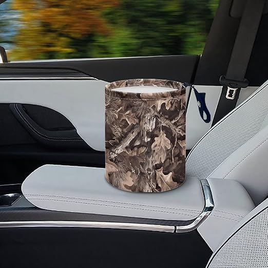 Dead Branch LeavesTrash Bag, Car Trash Can - Cute, Portable, Collapsible for Back Seat, Floor, Hanging Headrest Waste Basket - Auto Garbage Accessory