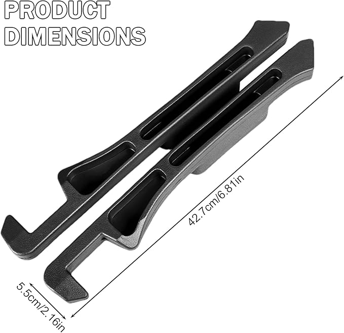 2 Pack Car Seat Gap Filler Organizer – Universal Fit Side Seat Gap Blocker & Storage Box for Cars, SUVs & Trucks, Prevents Items from Falling Between Seats