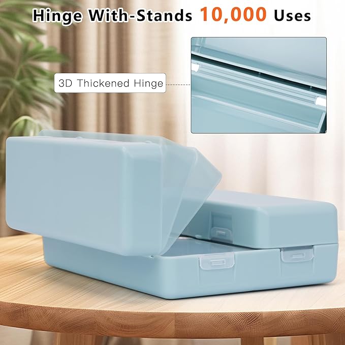 FYY Daily Pill Organizer,2 Pcs 7 Compartments Portable Pill Case Travel Pill Organizer,[Folding Design] Pill Box for Purse Pocket to Hold Vitamins,Cod Liver Oil,Supplements and Medication-Blue