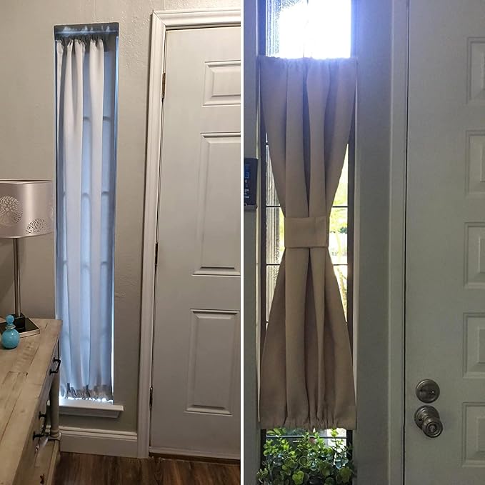 KXLife 6 Pack Smallest Spring Tension Curtain Rod 5.25 to 7.5 Inch, Mini Thin Tension Rod No Drill for Narrow Window, Cupboard Dividers, White