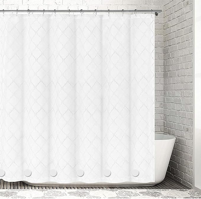 Strong Magnetic Shower Curtain Weights, Waterproof Heavy Duty Magnets, Prevent Curtain Liner from Blowing Around, Work for Drapery, Tablecloth, Flag, Outdoor Curtains (12pcs)