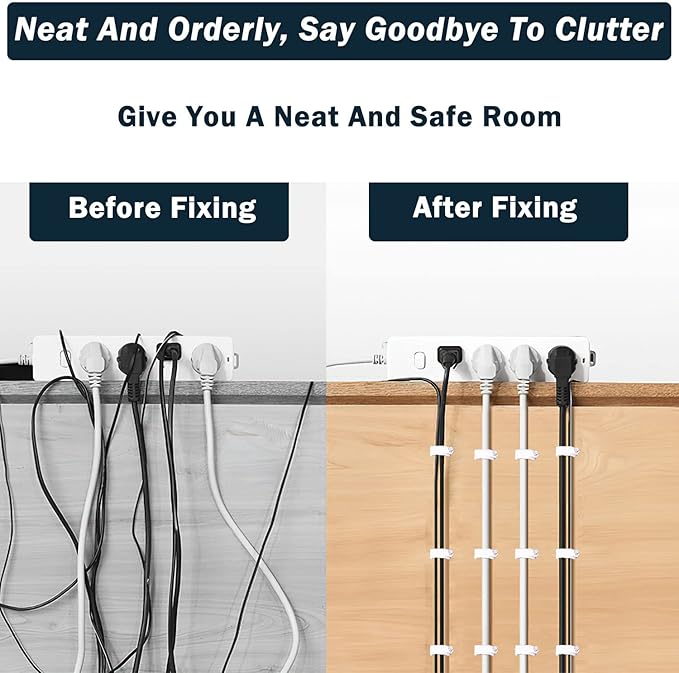 Cable Clips 10mm Nail in Cable Holder Clips 200 Pcs Wire Clips Coax Tacks Clips Speaker Wire Clips Cable Nails for Cords Cable Clamps Ethernet Cord Tacks RG6 RG59 CAT6 RJ45 Wall Wire Organizer
