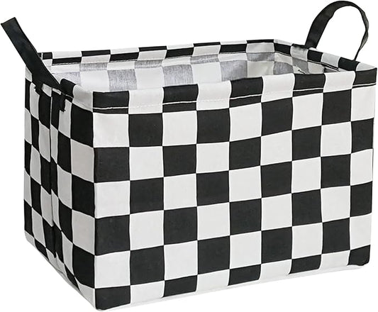 Rectangular Storage Basket Collapsible Organizer Bin Waterproof Toy Box for Organizing Home/Dorm/Kitchen/Pet/Office/Closet/Shelf/Gift Baskets