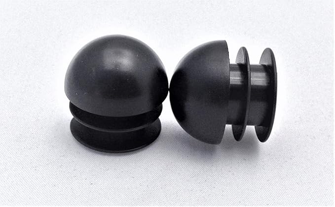 7/8" Round Chair Leg Feet Glide, Protect Your Indoor and Outdoor Furniture, Furniture Sliders, Floor Protector, Pack of 25, Black