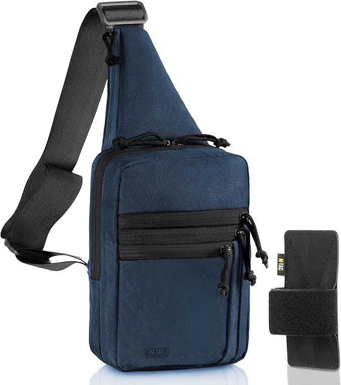 M-Tac CCW Sling Bag for Men & Women - EDC Shoulder Bag Tactical - Crossbody Concealed Carry Bag - Mens Chest Pack
