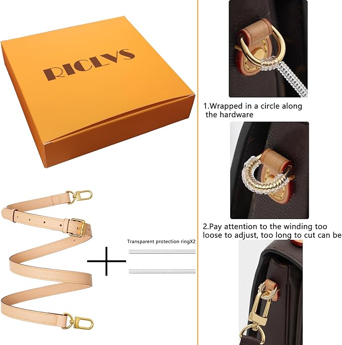 Genuine Vachetta Leather Crossbody Strap Genuine Leather Adjustable Replacement Strap for Shoulder Bag Handbag Purse