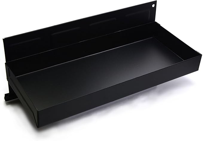 CMS Magnetics Magnetic Tool Tray, 10.75'x4.5'x1.25', Black w/Holding Magnets on Side for Cabinets, Tool Box or Kegerator Fridge | Keg Drip Tray | Beer Taps