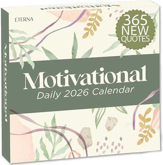 2026 Motivational Calendar | Includes 365 Positive Quotes and Affirmations, Enjoy a Whole Year of Inspirational Quotes, Phrases & Affirmations for Success, Happiness & Personal Growth