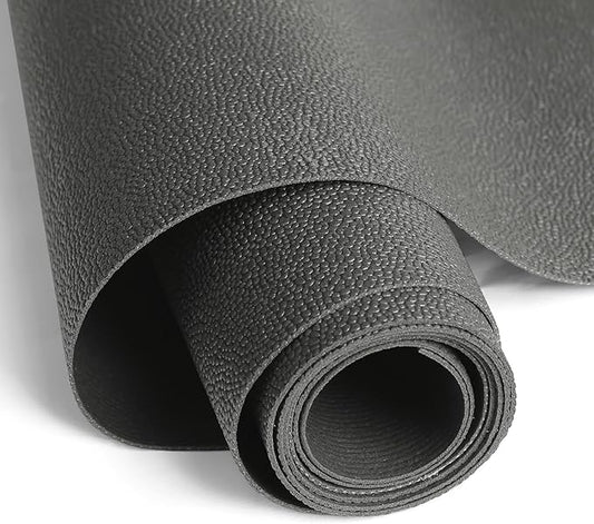 WochiTV Shelf Liner for Cabinets, Drawer Non Adhesive Non Slip Foam Mat for Kitchen, Pantry, Bathroom, Cupboard, Garage, Closet, Shelves, Drawer, Tool Box, Gray 23.6 x 236 inches