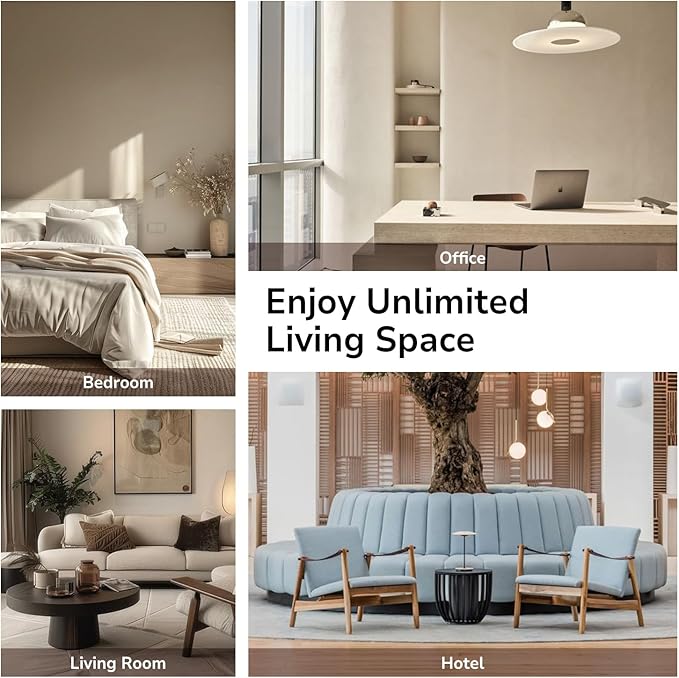 Ultrasonic Essential Oil Diffuser, Home Fragrance Aroma Diffuser with Auto Shut-Off, 8-Color Night Light & Ultra-Quiet Operation, BPA-Free Portable Aromatherapy Humidifier for Home (Light)