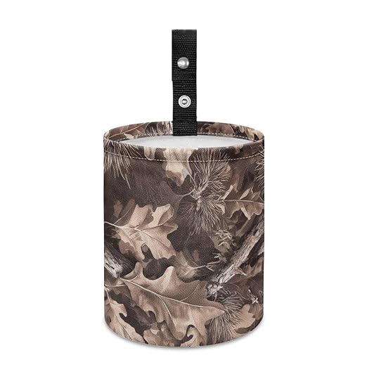 Dead Branch LeavesTrash Bag, Car Trash Can - Cute, Portable, Collapsible for Back Seat, Floor, Hanging Headrest Waste Basket - Auto Garbage Accessory