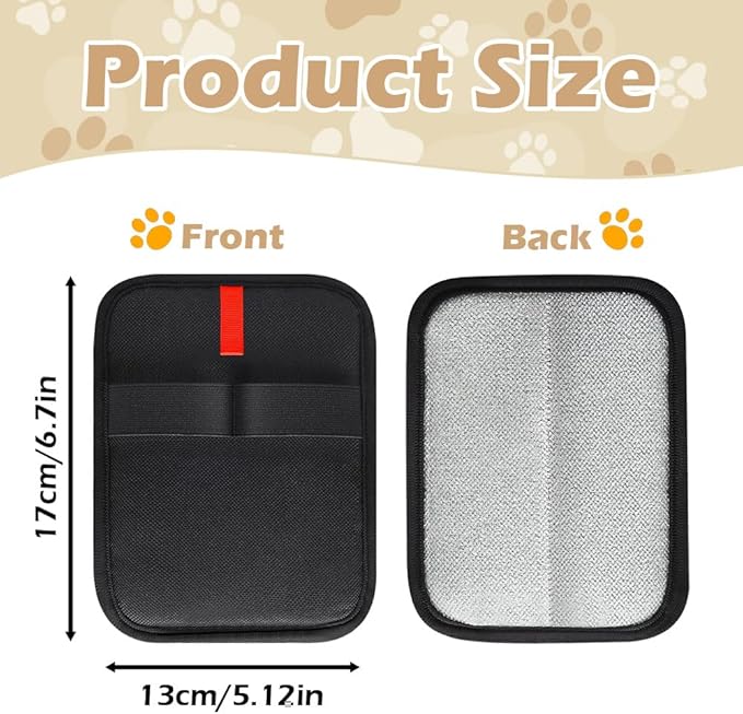 2 PCS Pet Hair Removal Glove Electrostatic Pet Hair Remover Reusable Animal Fur Removal Tool Cat & Dog Grooming Gloves Brush for Couch Carpet Curtain Furniture Laundry