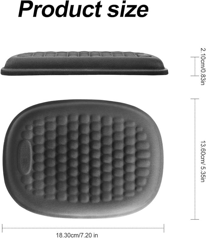 Vaydeer Cloud Elbow Pad, Desk Arm Rest Support, Soft Memory Foam Wrist Rest, Ergonomic Cushion Padding, Carpal Tunnel Pain Relief Gel Mouse Pillow for Computer Laptop Office Gaming Car Chair Accessory