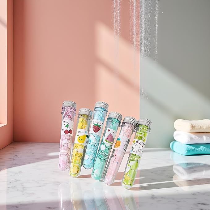 6Pcs Colors Random Shipping Boxes Portable Disposable Paper Soap Confetti Soap Sheets Flakes for Washing Hand Wash Cleansers