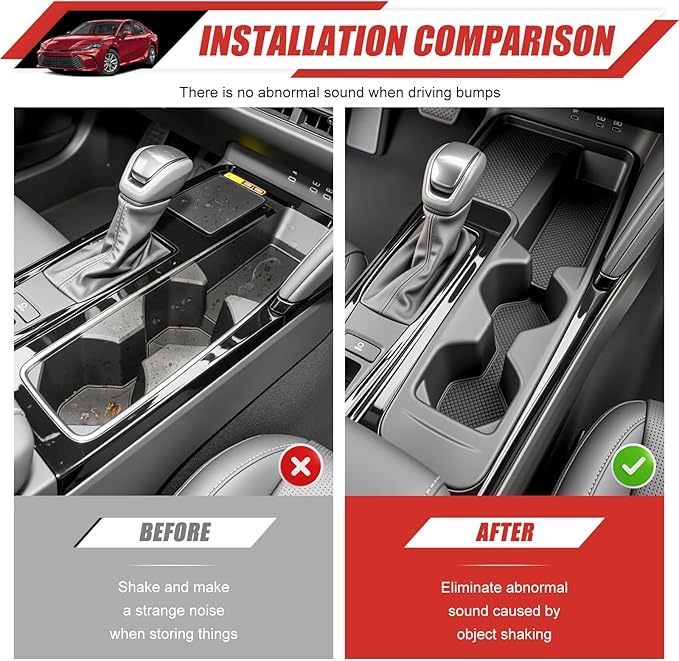 Cup Holder Coaster Fit for 2025-2026 Toyota Camry Accessories Wireless Charging Pad Mat Cup Holder Pad Liner Inserts Interior CupHolder Liner for Toyota Camry(for Camry)