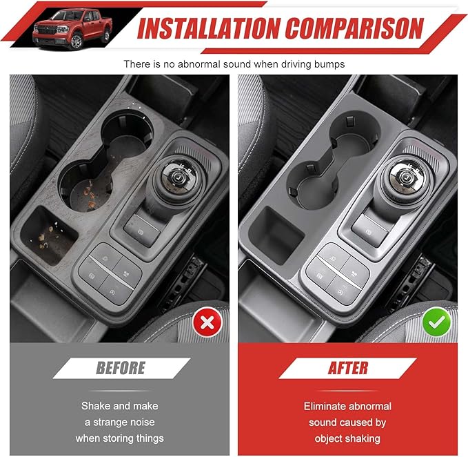 Cup Holder Coaster Fit for 2022-2025 Ford Maverick Accessories Cup Holder Mat Pad Inserts Interior CupHolder Liner for 2024 Ford Maverick(for Maverick)