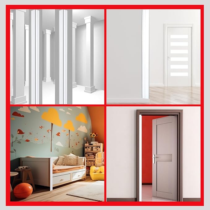 10 Pcs Wall Corner Protector, Clear Self-Adhesive Corner Protectors for Walls for Baby, Furniture, Door, Tables, Cover Sharp Furniture, Easy to Install(31.5'' X 1.18'')
