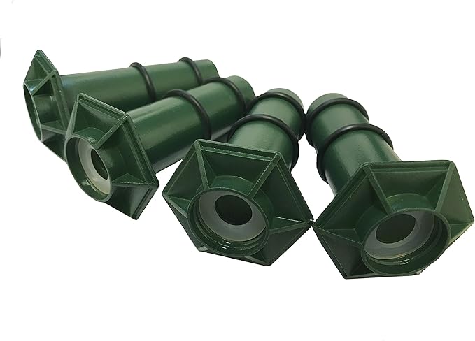 BioGreen PET Adapter for Watering Stakes Hydro Wine | for Reusable Bottles up to 6.3 Cups | Environmentally Friendly | Effortless Plant Care | 4 Pcs