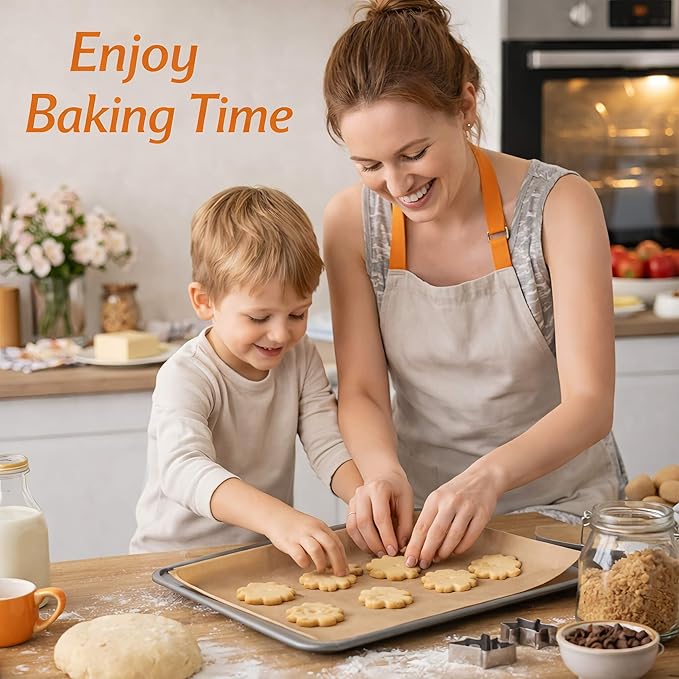 Parchment Paper Sheets, 9x13 Inch Non-Stick Precut Unbleached Parchment Paper for Baking, Grilling, Air Fryer and Steaming, Perfect for Cookies, Bread, Cakes and More, 100PCS