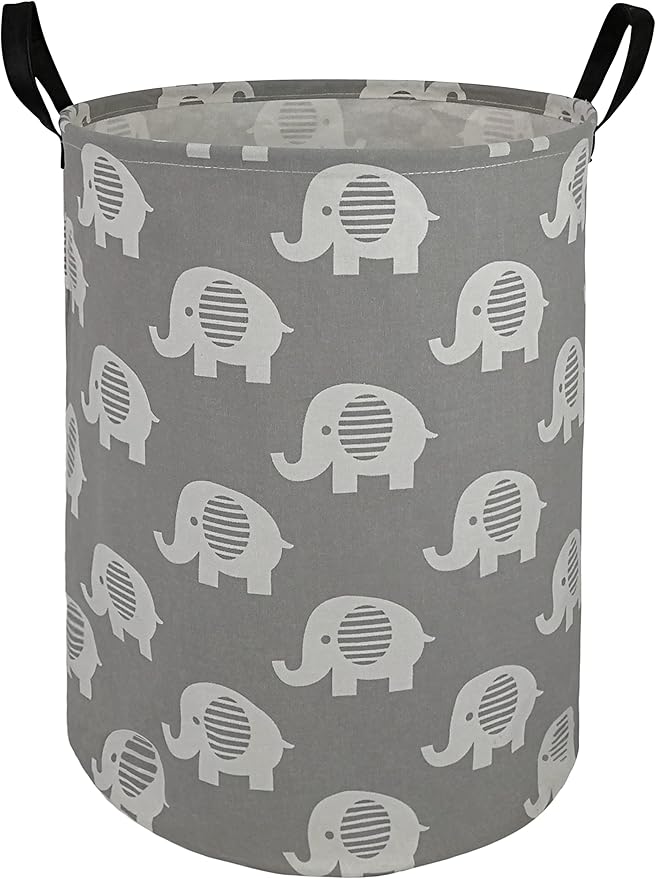 Kids Hamper Storage Bins Organizer Toy Box Laundry Basket Large Canvas Collapsible Chest for Home/Dorm/Kitchen/Pet/Office/Closet/Shelf/Gift Baskets