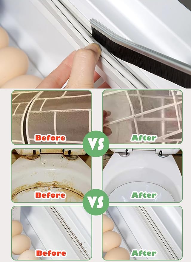 20Pcs Crevice Cleaning Brush - Multifunctional Hard Bristle Crevice Cleaning Brush, Gap Brush Cleaning Tools for Household Use, Home, Kitchen, Bathroom, Window, Vehicle, Faucets, Toilet