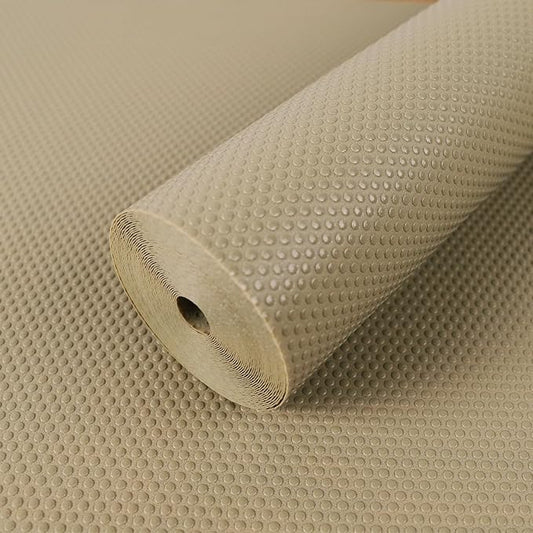 Shelf Liners for Kitchen Cabinets Khaki - 11 Inch Wide Waterproof Drawer Liner - Non-Adhesive Easy to Clean Cupboard Mat for Pantry Shelves 11 in x 240"