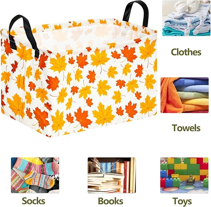 Rectangle Gift Shelf Nursery Storage Basket Laundry Hamper Storage Box and Bins for Home Clothes with Handles