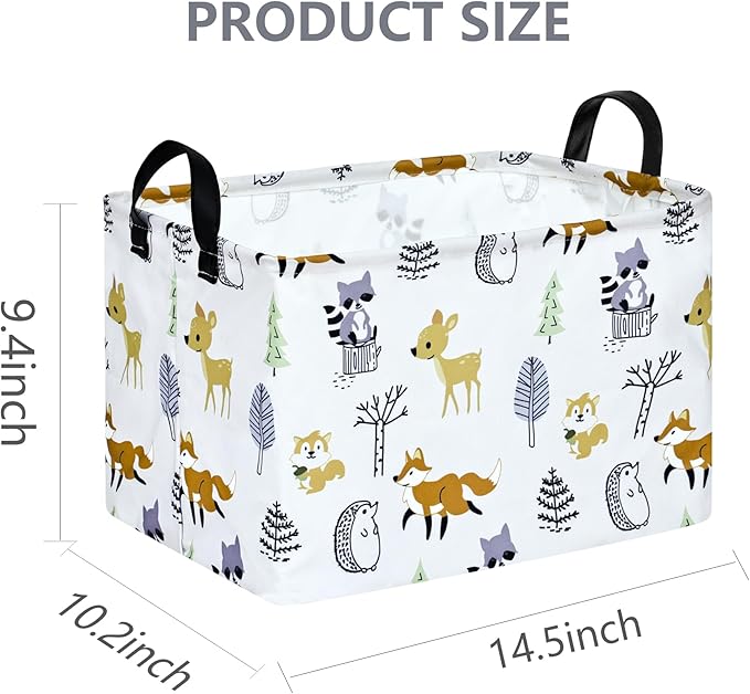 Rec Box Hamper Storage Basket Collapsible Organizer Bin Gift Shelf Baskets for Home and Kitchen Storage