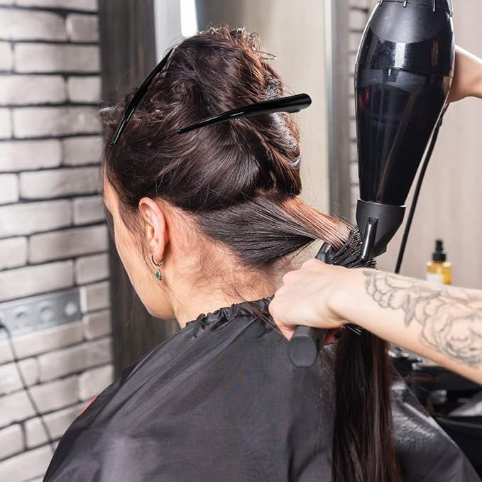 12 Pack Alligator Hair Clips for Styling Sectioning Salon Hairstyle, GLAMFIELDS 5 inch Non-Slip Black Duckbill Metal Teeth Clips for Women Girls Thick Hair