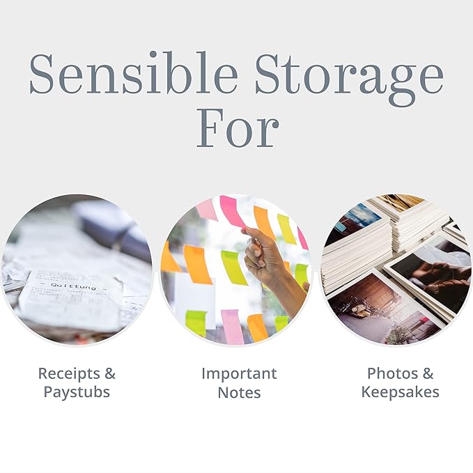 Snap-N-Store Index Card Holder Storage Box - Collapsible Organizer Box fits 1100 Flash Cards - Business, Recipe, or Note Card - 3 x 5, 1 Pack, Black