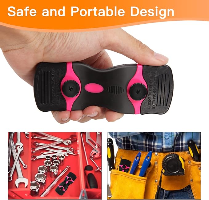 Razor Blade Scraper Tool Kit - 2Pack Razor Scrapers & 20Pcs Extra Blades, Plastic Paint Scraper Tool, Razor Scraper Tool for Glass Top Stove, Paint Scrappers for Cleaning Window, Cooktop, Oven, Floor