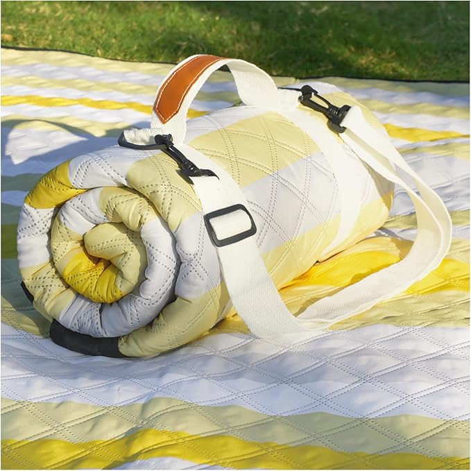 Waterproof Picnic Blanket Outdoor Camping Beach Mat Extra Large Foldable Car Essential Roadtrip Gadget RV Accessories Glamping Tent Gear Must-Haves Hiking Stuff Backpacking Necessities Gift