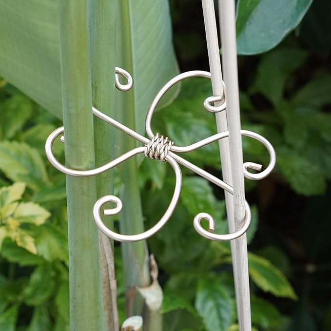 5PCS Monstera Plant Support System 4.1IN - Durable Hook Stem Supports for Healthy Growth, Stabilizer for Leaves and Turtle Shells, Easy-to-Use Indoor Plant Care, Ideal Present for Plant Lovers