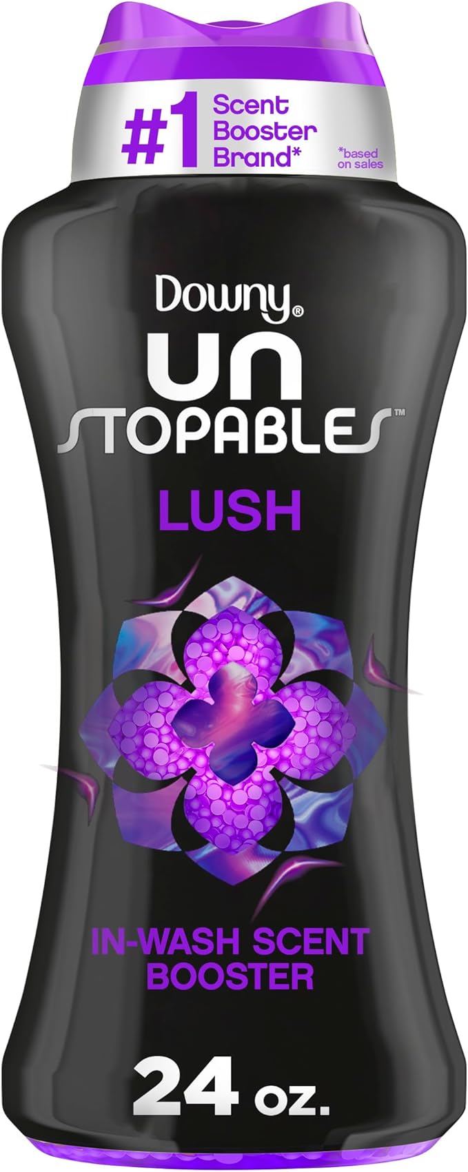 Downy Unstopables In Wash Scent Booster Beads, Lush Scent, 24 oz, Laundry Beads for Odor Protection, Downy Scent Booster Beads, Laundry Scent Boosters