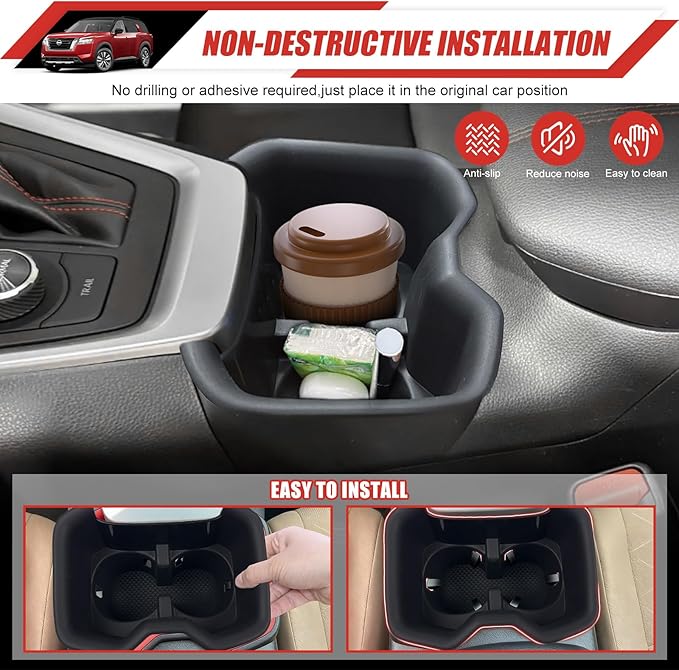 Cup Holder Coaster Fit for 2022-2025 Toyota RAV4 Accessories Cup Holder Mat Pad Inserts Interior CupHolder Liner for 2024 Toyota RAV4(for RAV4)