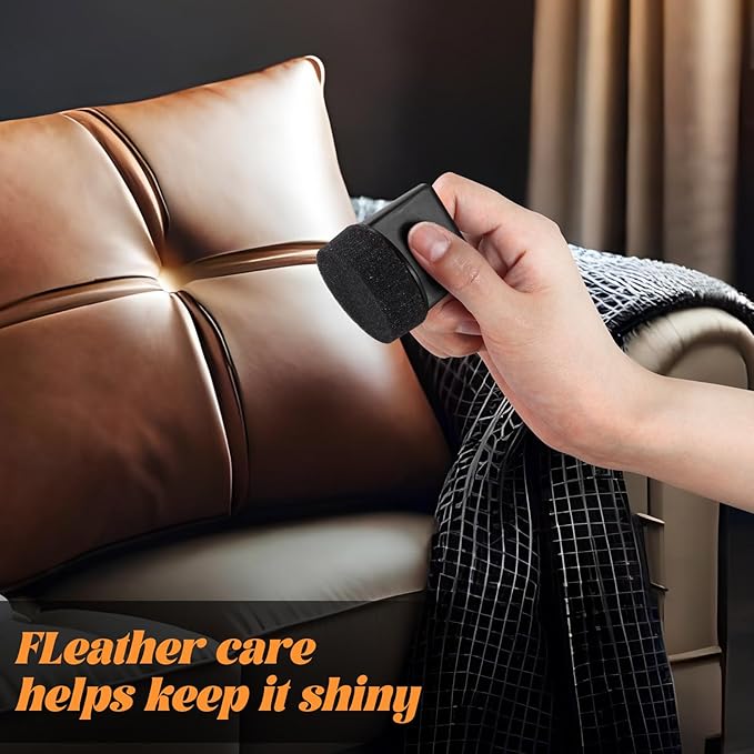 10 Pcs Shine Shoes Sponge Applicators Foam Dauber Shoe Polish Applicator Brush Leather Shoes Boots Care Cloths Suede Cleaner(10 Pcs Shoe Sponge C)