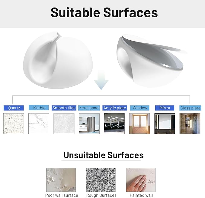 18 Pack Mini Cable Clips, Znben Cord Organizer Holder Adhesive Cord Management Charger Wire Holder Clips for Desk, Home, Office, Car, Cubicle, Nightstand White