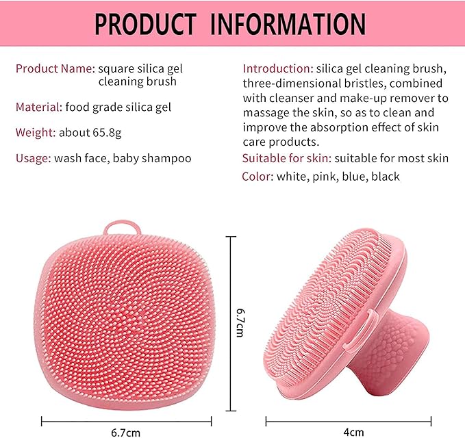 Silicone face Scrubber for Women Facial Cleansing Brush Silicone Face Wash Brush Manual Waterproof Cleansing Skin Care Face Brushes for Cleansing and Exfoliating