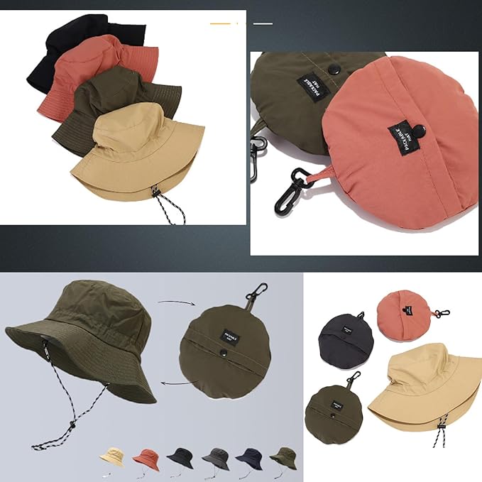 Xixiuly Bucket Hats for Women Men Water-Resistant Quick Dry Packable Beach Summer Unisex Cap UPF 50+ Travel Fishing Sun Hat