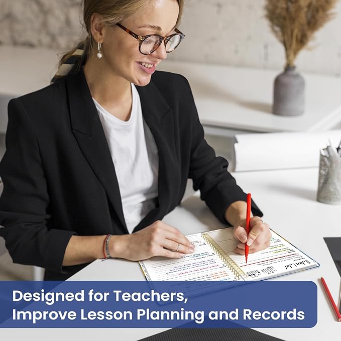 Planner 2026-2027, Academic Year Monthly and Weekly Calendar Planner, Jul 2026 - Jun 2027, Hardcover Teacher Student Planning Agenda book with Tabs, Perfect for School Office Supplies, 6.3" x 8.5" - Midnight Stroll