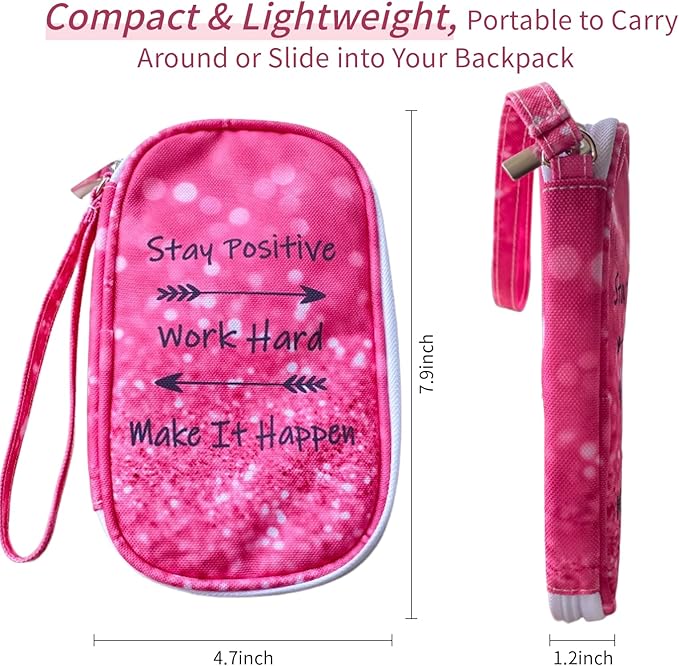 Electronics Organizer Travel Case, Cable Organizer Travel Essentials Tech Pouch,Suitable for Charger, Cable, Phone，Flash Drive,Encourage