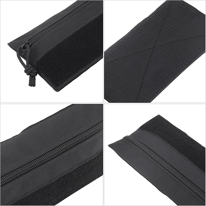 Qavctw Tactical Admin Pouch Bag with Hook and Loop Tool Storage Bag Snack Pouch Candy Bag Hanging Pouches Backpack Accessory Pouch