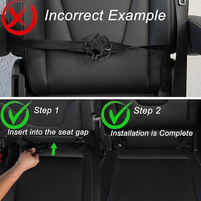 GMQ Back Seat Car Organizer 1 Pack, Backseat Organizer with Tray, Multifunctional Car Seat Back Storage Box with Foldable Tablet Holder (Black, Weave)